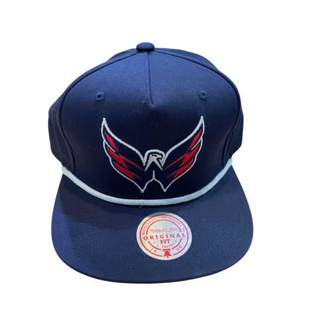 Washington Capitals Mitchell & Ness Basic Rope Snap Back Hat