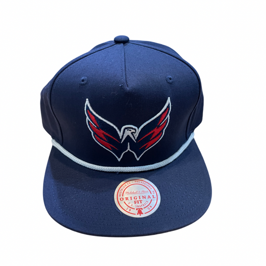 Washington Capitals Mitchell & Ness Basic Rope Snap Back Hat