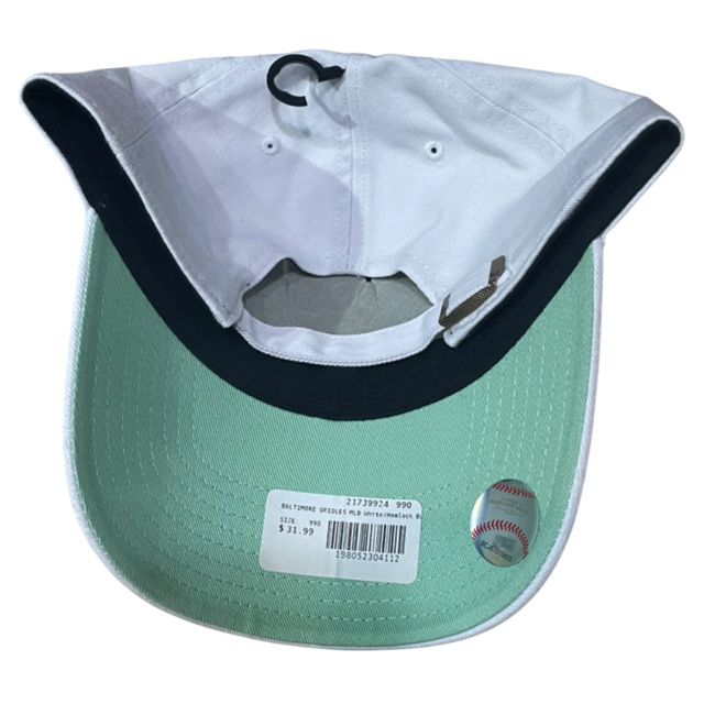 Baltimore Orioles '47 Clean Up Hat Adjustable Hat - White/Green