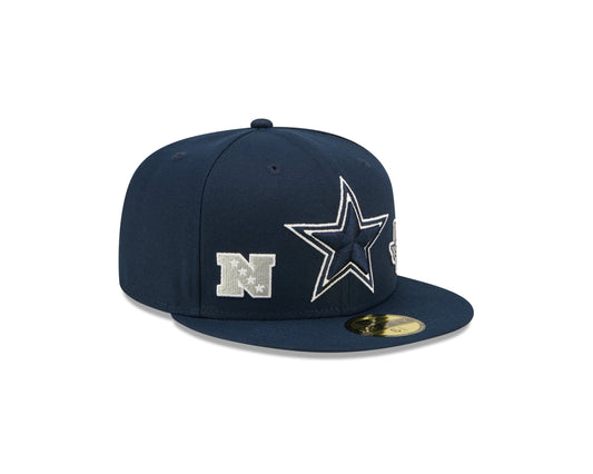 Dallas Cowboys Navy New Era Identity 59FIFTY Fitted Hat