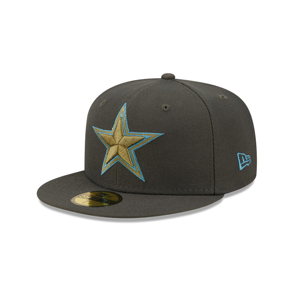 Dallas Cowboys New Era Color Pack Slate Multi Color 59FIFTY Fitted Hat