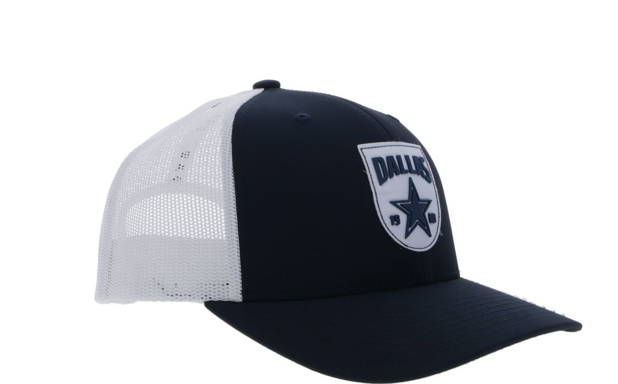 Dallas Cowboys Hooey NFL Star Trucker Mesh Snapback Hat - Navy