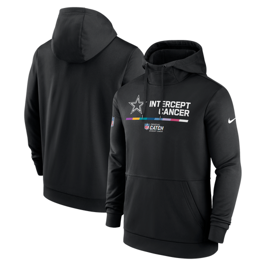 Dallas Cowboys Men's NIke Crucial Catch Therma Performance Pullover Hoodie