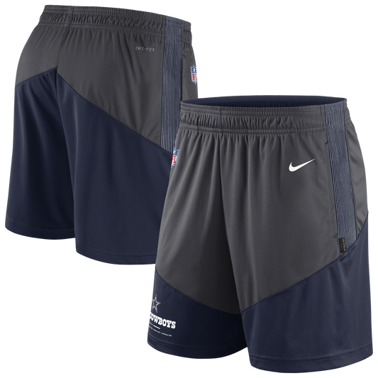 Dallas Cowboys Nike Navy/Ant Sideline "Dri-Fit" Performance Mesh Shorts