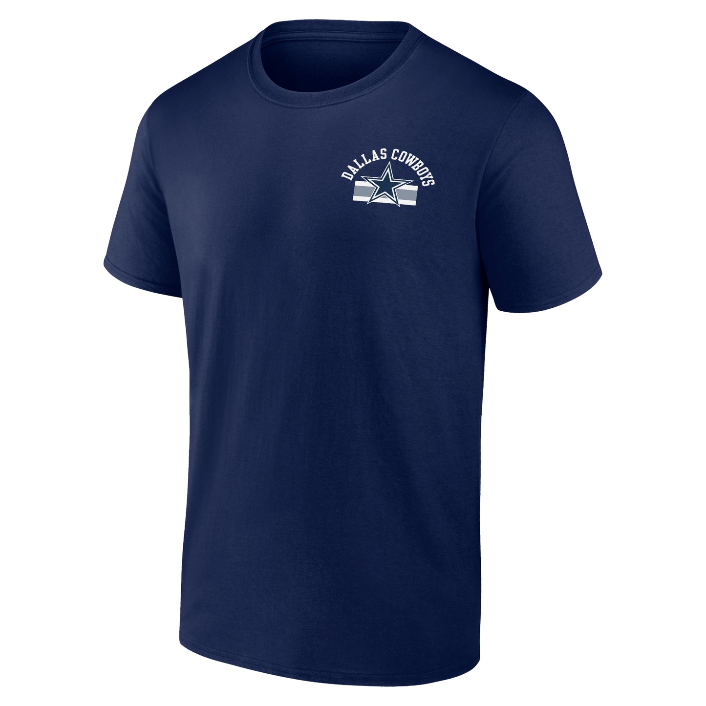 Dallas Cowboys Mens Navy Historic Stat's Short Sleeve T-Shirt