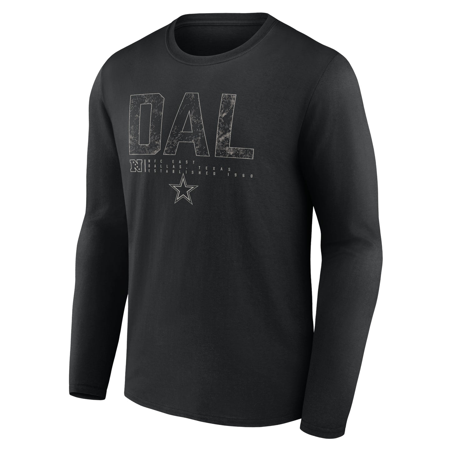 Dallas Cowboys Fanatics Branded Shadow Code Long Sleeve Shirt - Black