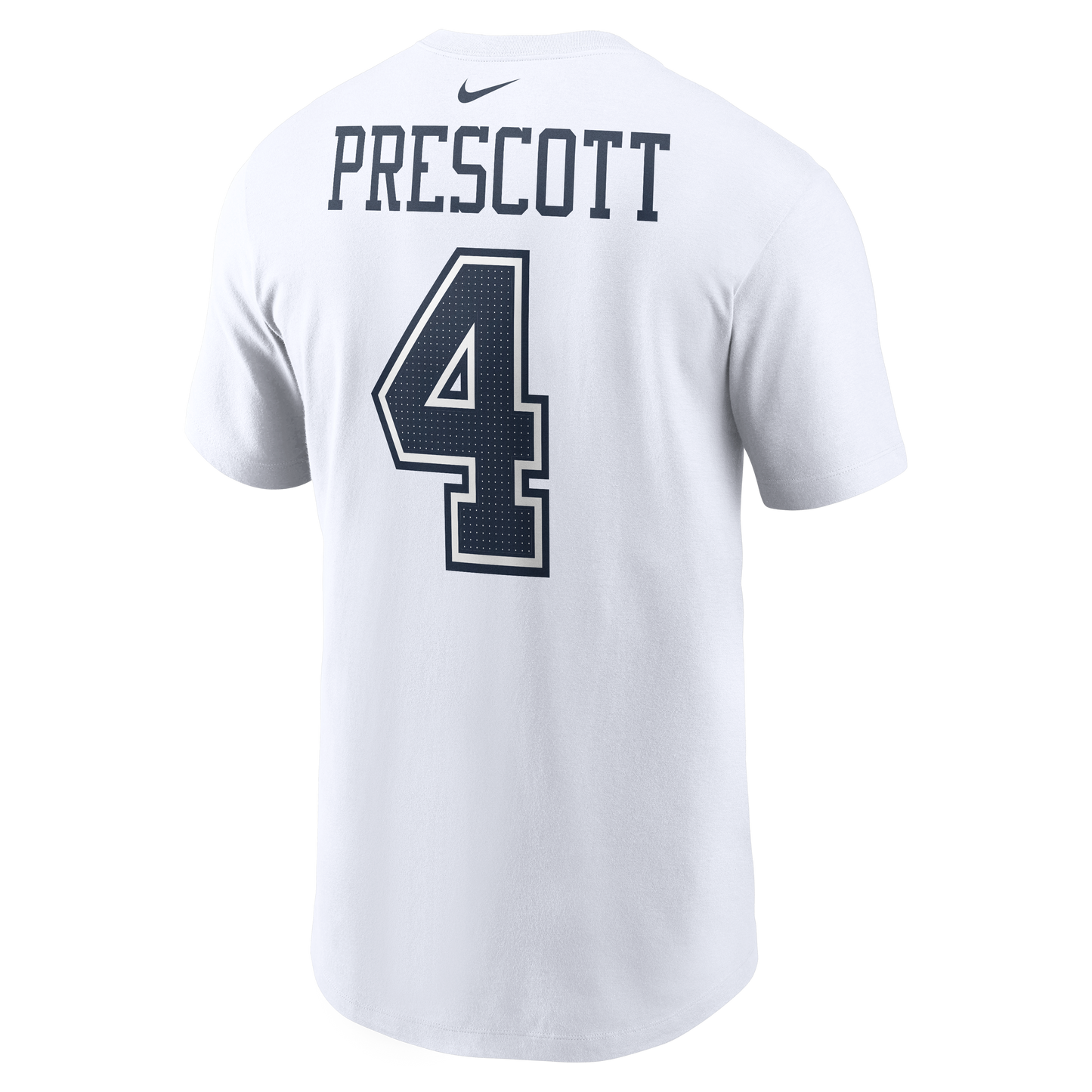 Dallas Cowboys Nike  #4 Dak Prescott Player T-shirt- White