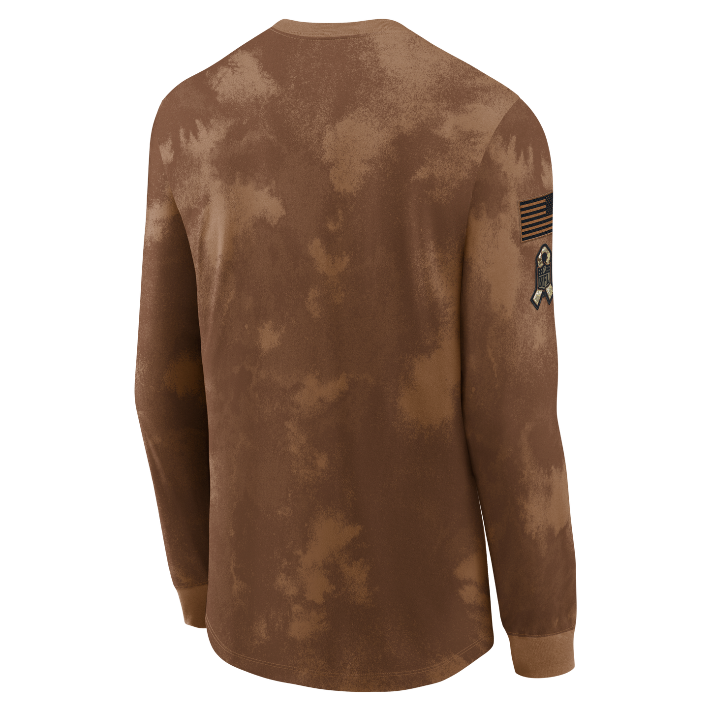 Dallas Cowboys Nike Men's Salute to Service Long Sleeve Shirt- Tan