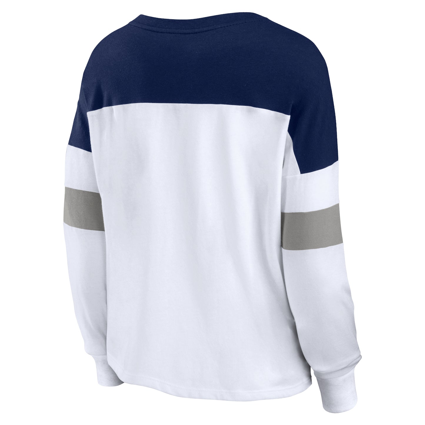 Dallas Cowboys Fanatics Branded Women's Even Match Lace Up Long Sleeve Shirt -White