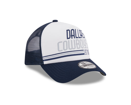 Dallas Cowboys New Era 9Forty Stacked Foam A-Frame Trucker Mesh Snapback Hat