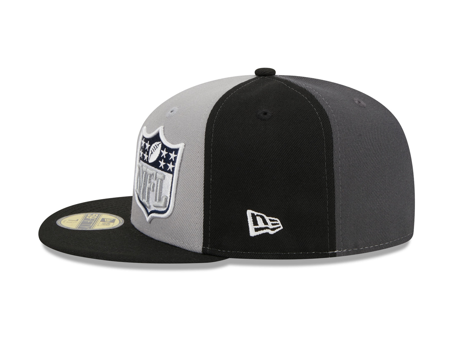 Dallas Cowboys New Era 2023 Sideline Split 59fifty Fitted Hat- Gray/Black