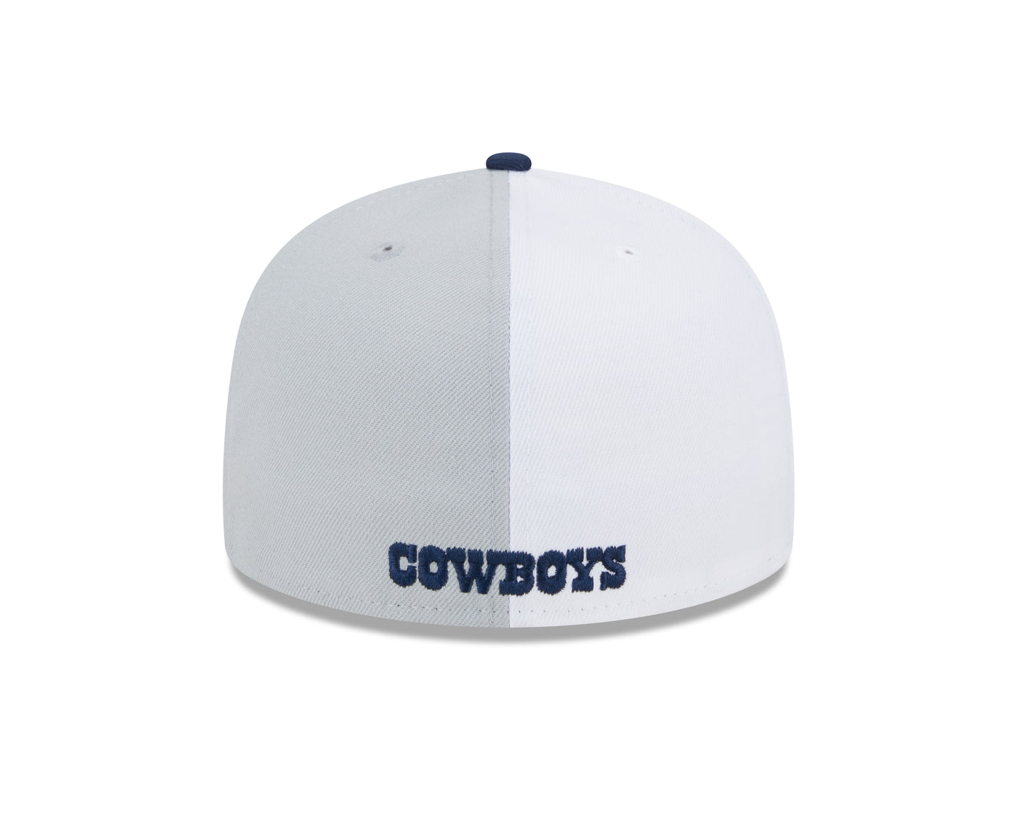 Cowboys New Era 2023 Sideline Split 59fifty Fitted Hat- Blue/Gray