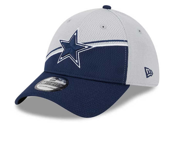 Dallas Cowboys New Era Sideline 39THIRTY Flex Hat- Navy