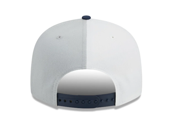 Dallas Cowboys New Era Sideline 9Fifty Split Snap Back Hat - White