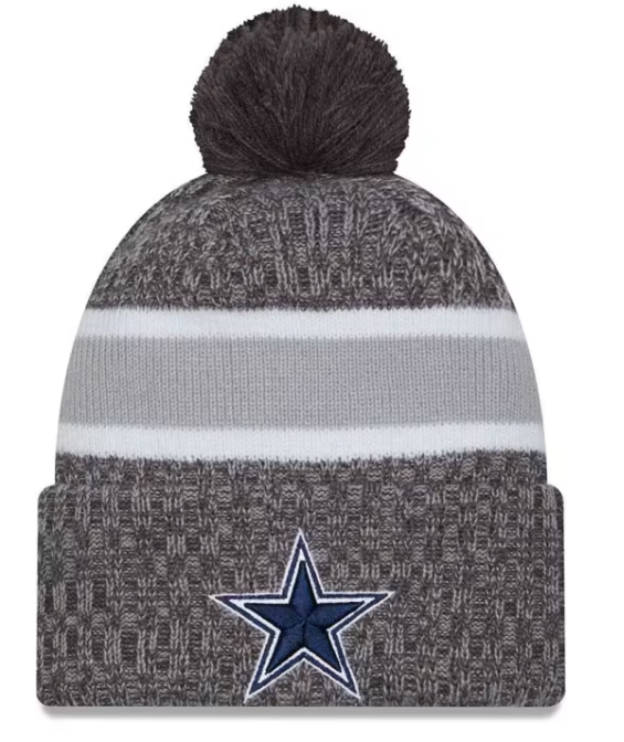 Dallas Cowboys New Era 2023 Sideline Sport Knit Hat Dark Gray