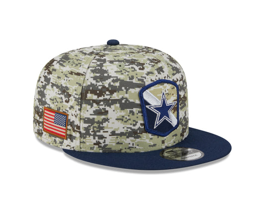 Dallas Cowboys New Era  2023 Camo Salute To Service 9FIFTY Snapback Hat