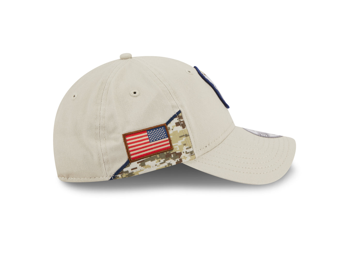 Dallas Cowboys New Era 2023 Women's Stone Salute To Service 9Twenty Adjustable Hat