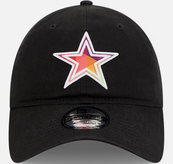 Dallas Cowboys New Era Black 2023 NFL Crucial Catch Women's 9TWENTY Adjustable Hat