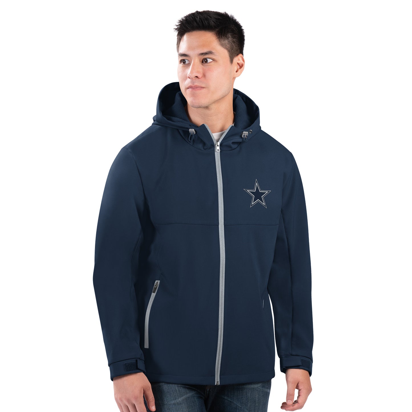 Dallas Cowboys Hot Corner Hooded Mens Jacket - Navy