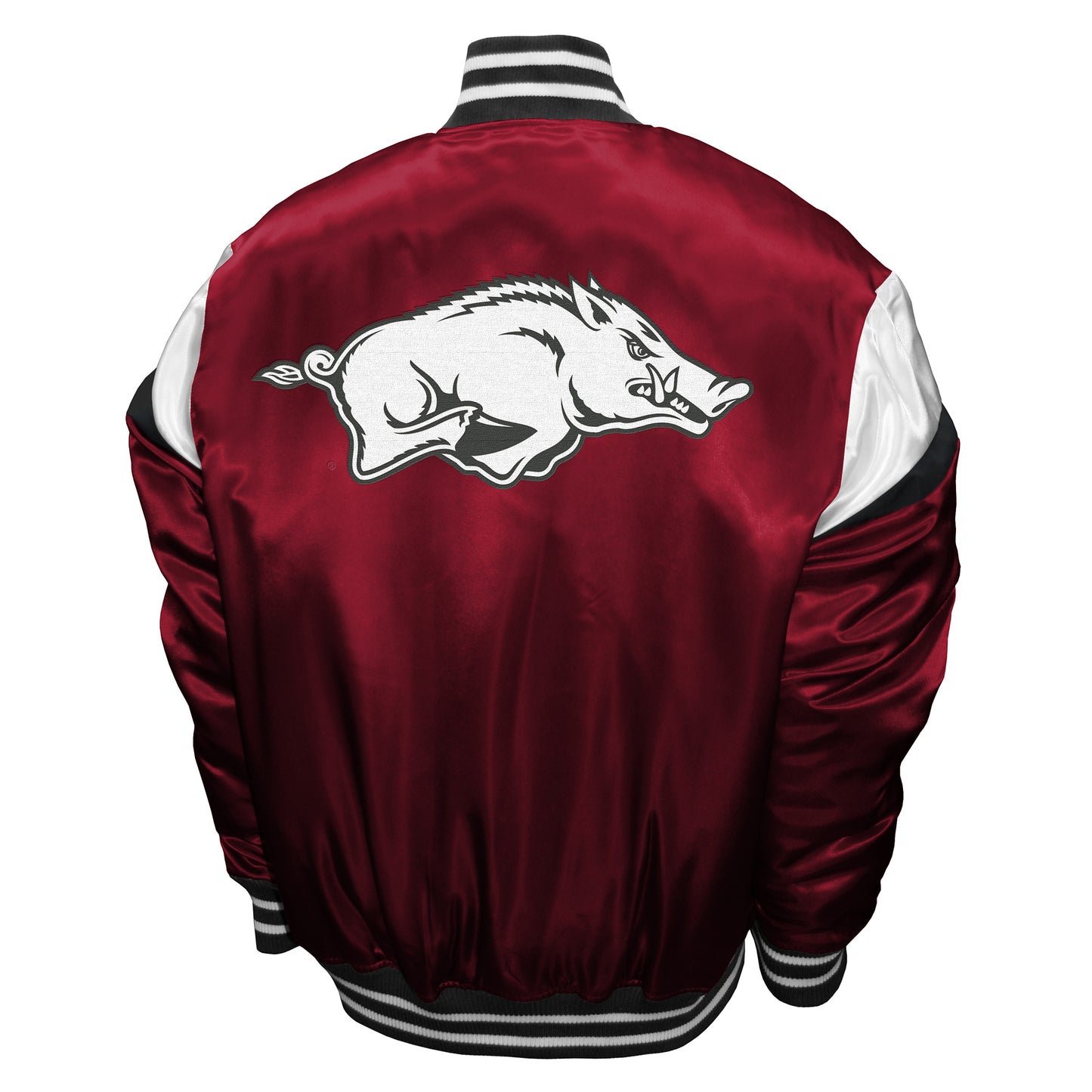 Arkansas Razorbacks Franchise Club Power Satin Full-Snap Jacket - Red