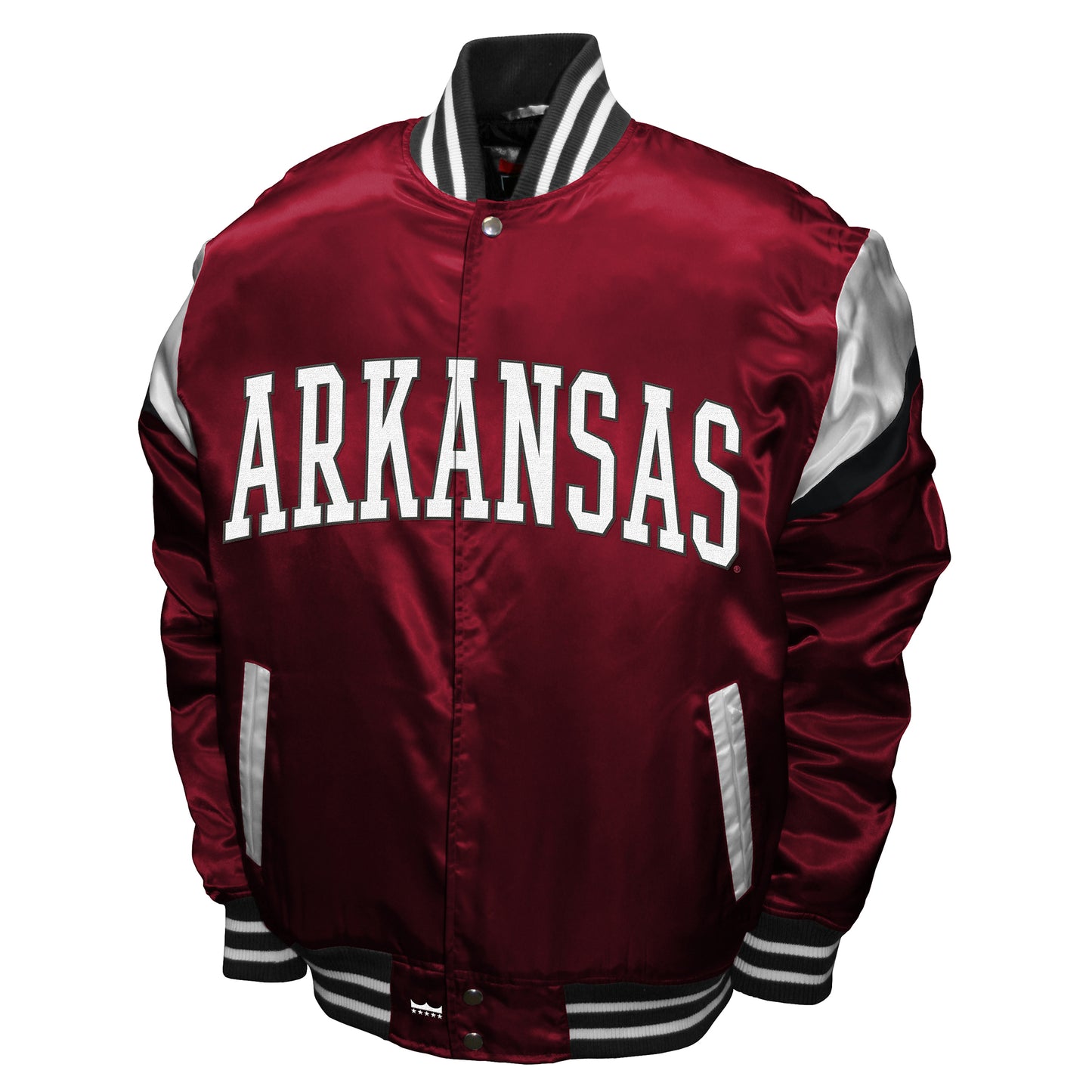 Arkansas Razorbacks Franchise Club Power Satin Full-Snap Jacket - Red