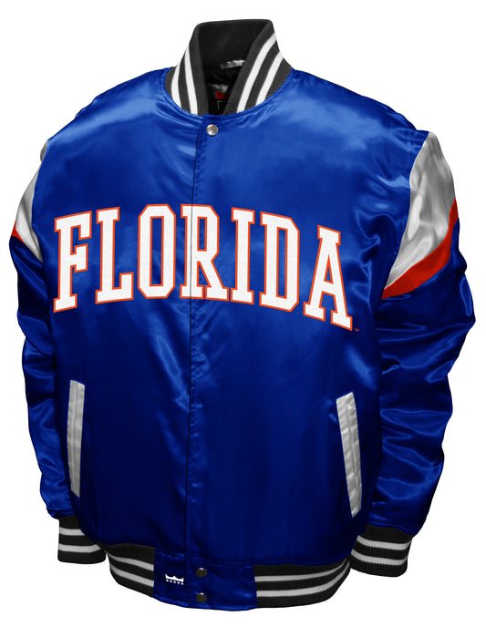 Florida Gators Franchise Club Power Satin Full-Snap Jacket - Blue