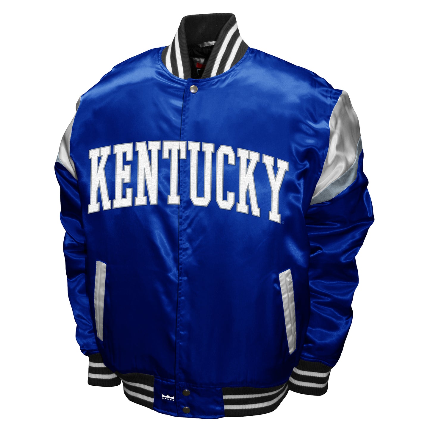 Kentucky Wildcats Franchise Club Power Satin Full-Snap Jacket - Blue