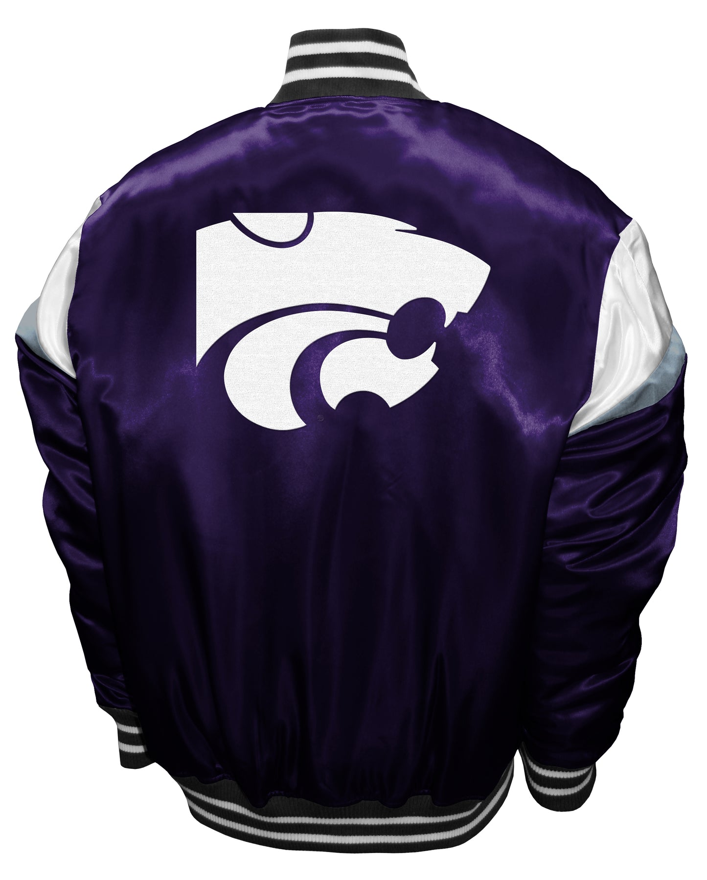 Kansas State Wildcats Franchise Club Power Satin Full-Snap Jacket - Purple