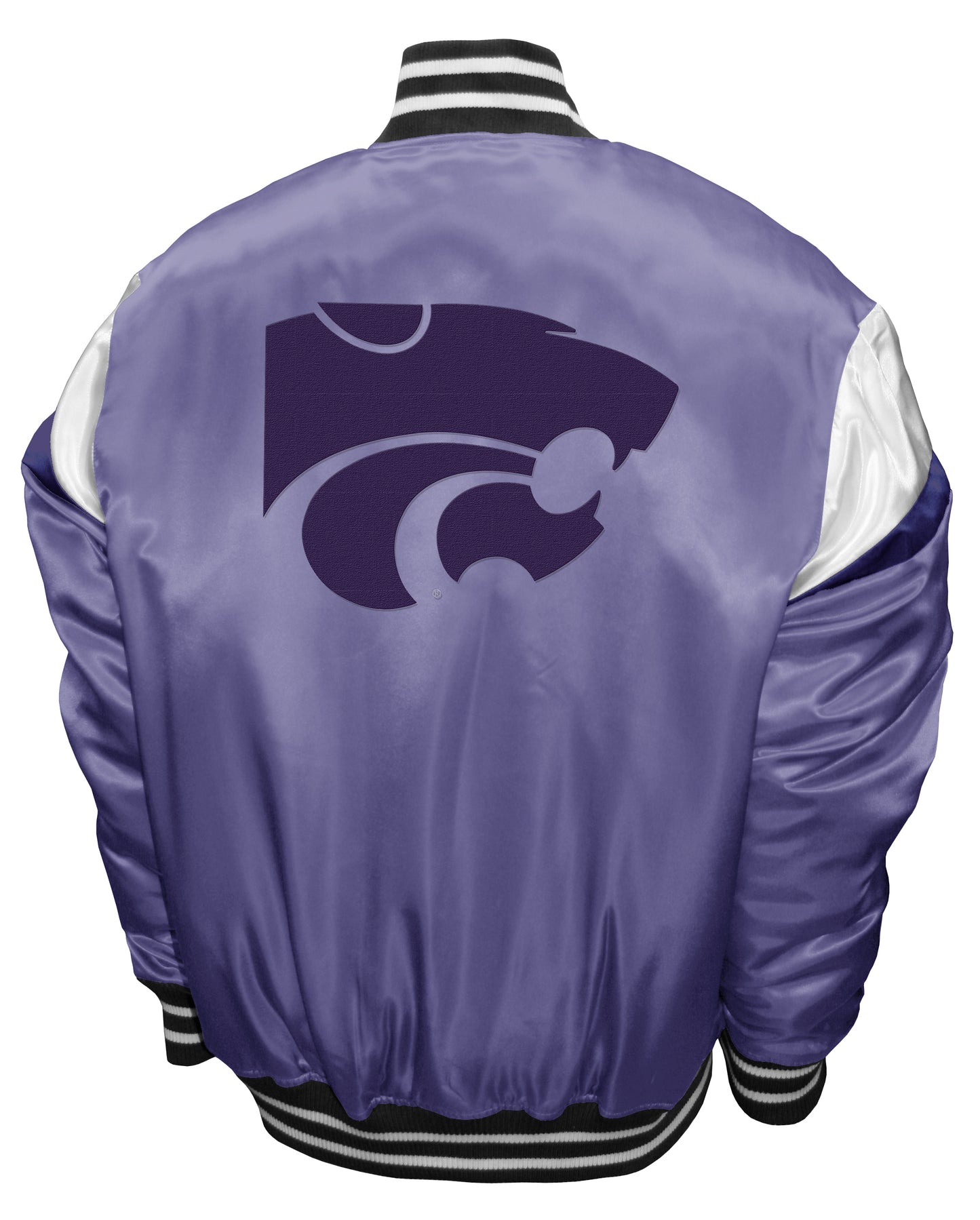 Kansas State Wildcats Franchise Club Power Satin Full-Snap Jacket - Lavender