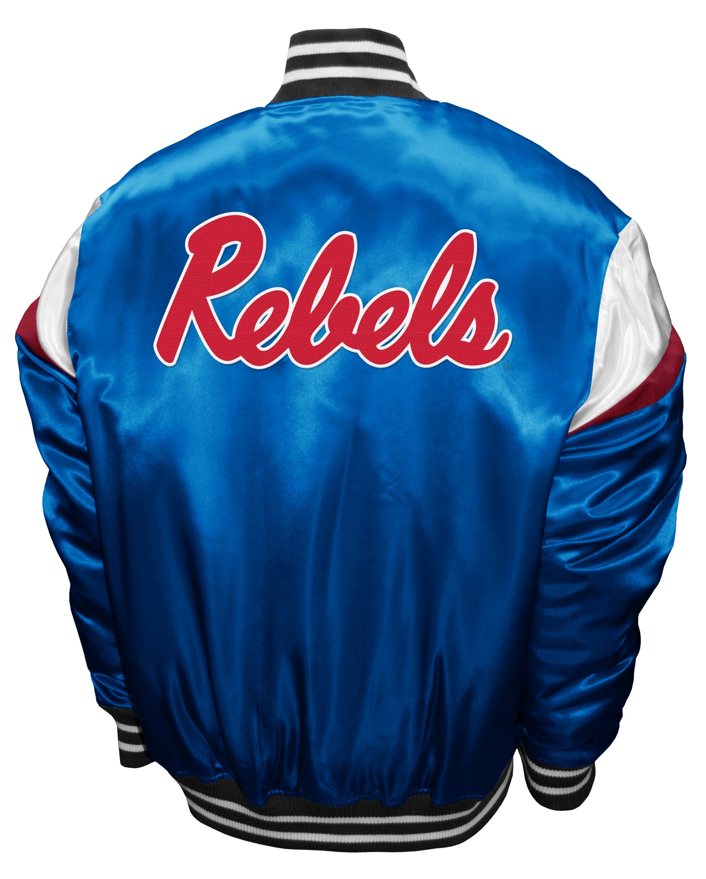 Ole Miss Rebels Franchise Club Power Satin Full-Snap Jacket - Blue
