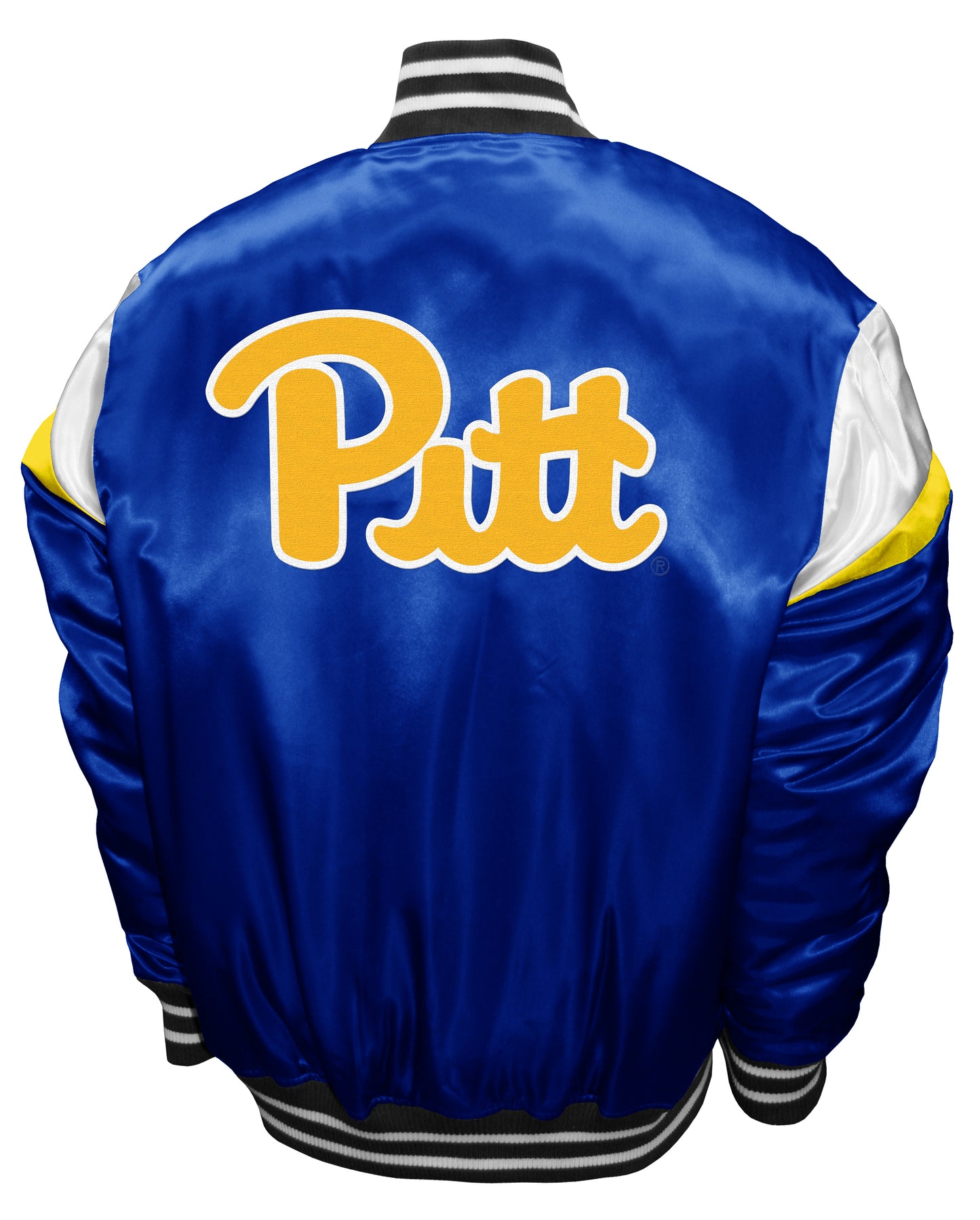Pittsburgh Panthers Franchise Club Power Satin Full-Snap Jacket - Blue