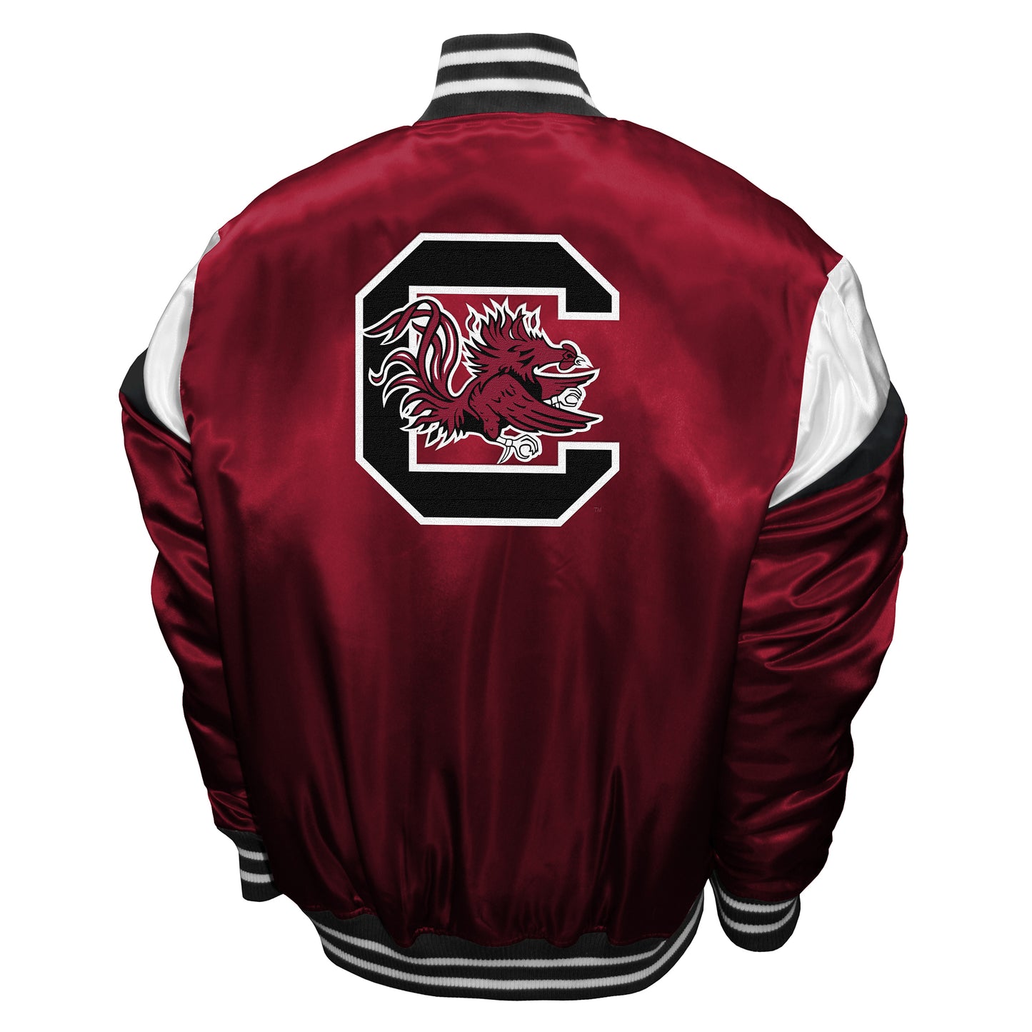 South Carolina Gamecocks Franchise Club Power Satin Full-Snap Jacket - Garnet