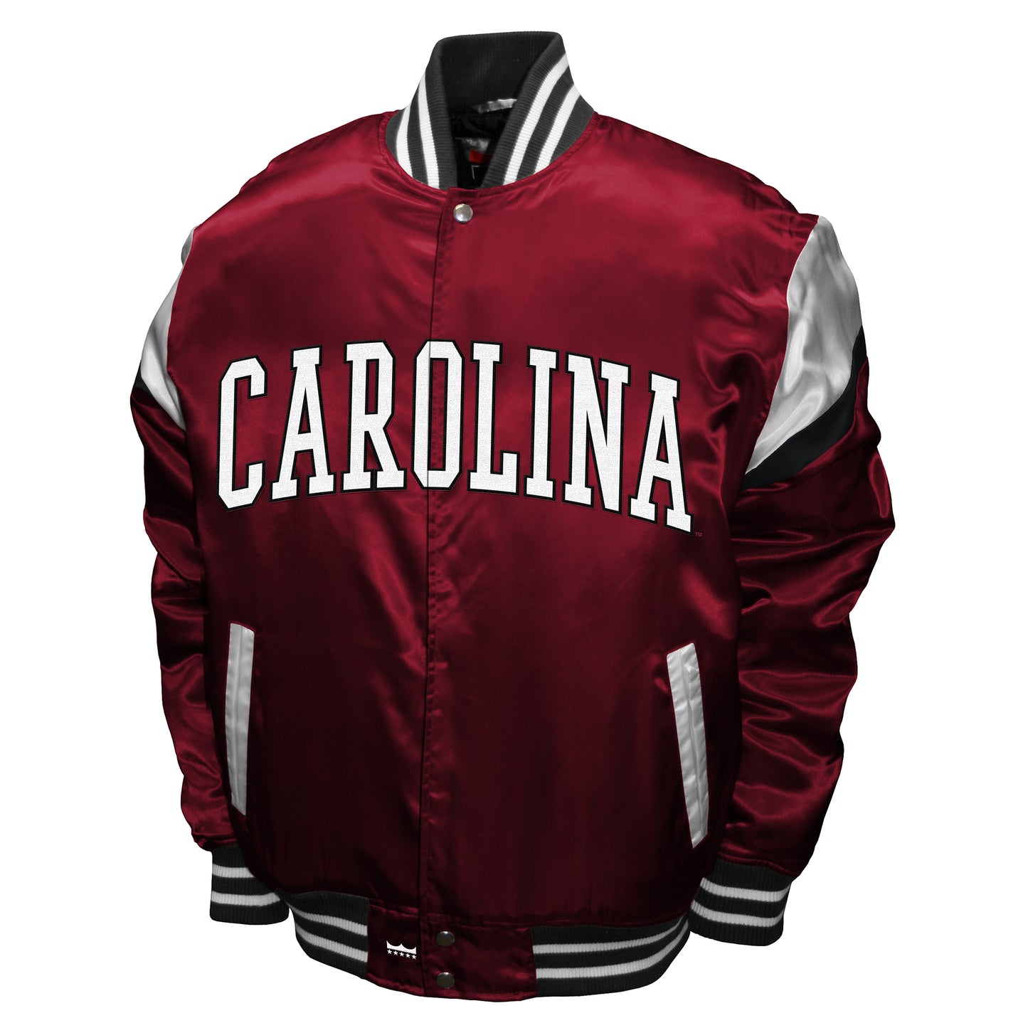 South Carolina Gamecocks Franchise Club Power Satin Full-Snap Jacket - Garnet