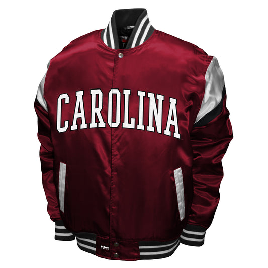 South Carolina Gamecocks Franchise Club Power Satin Full-Snap Jacket - Garnet