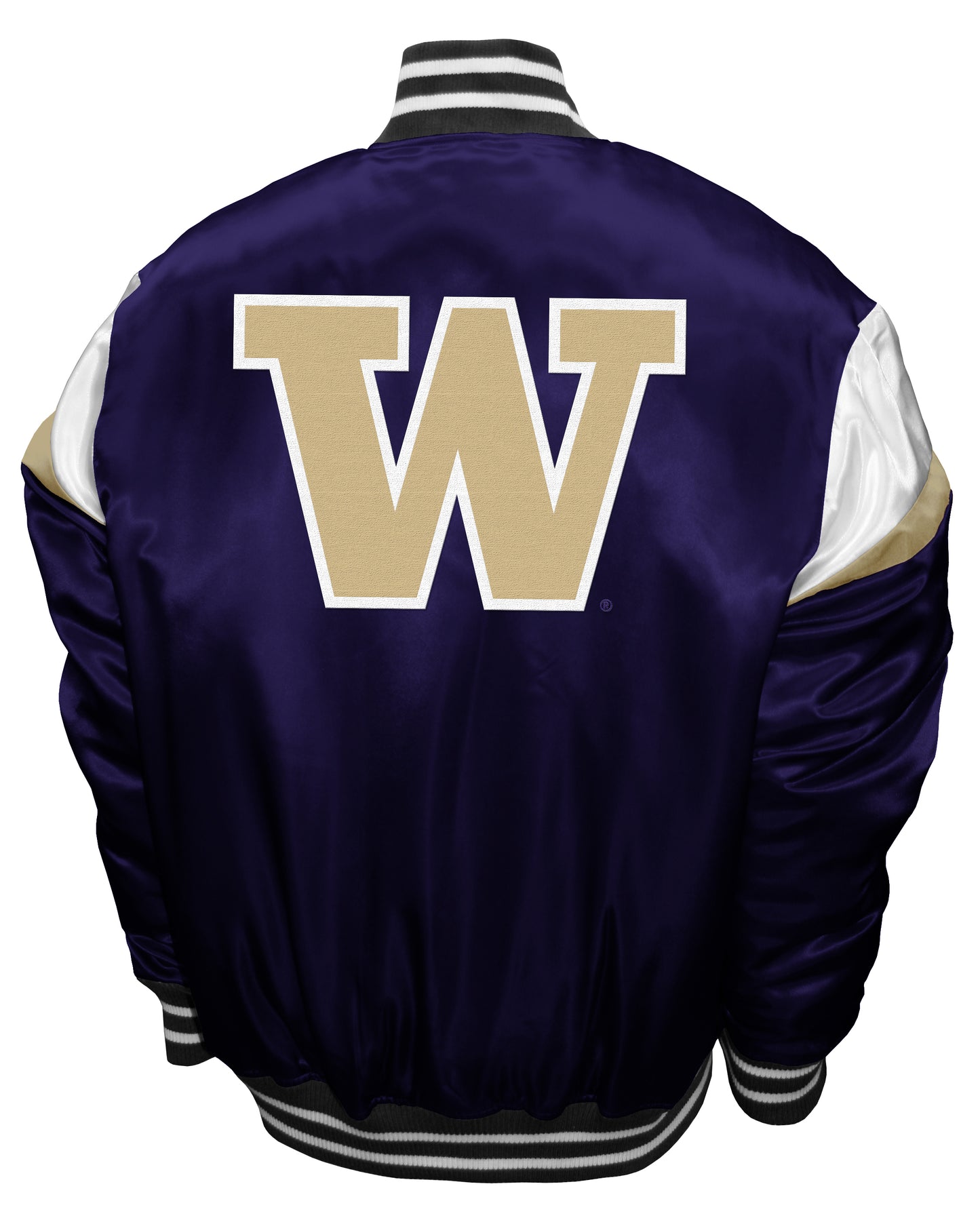 Washington Huskies Franchise Club Power Satin Full-Snap Jacket - Purple