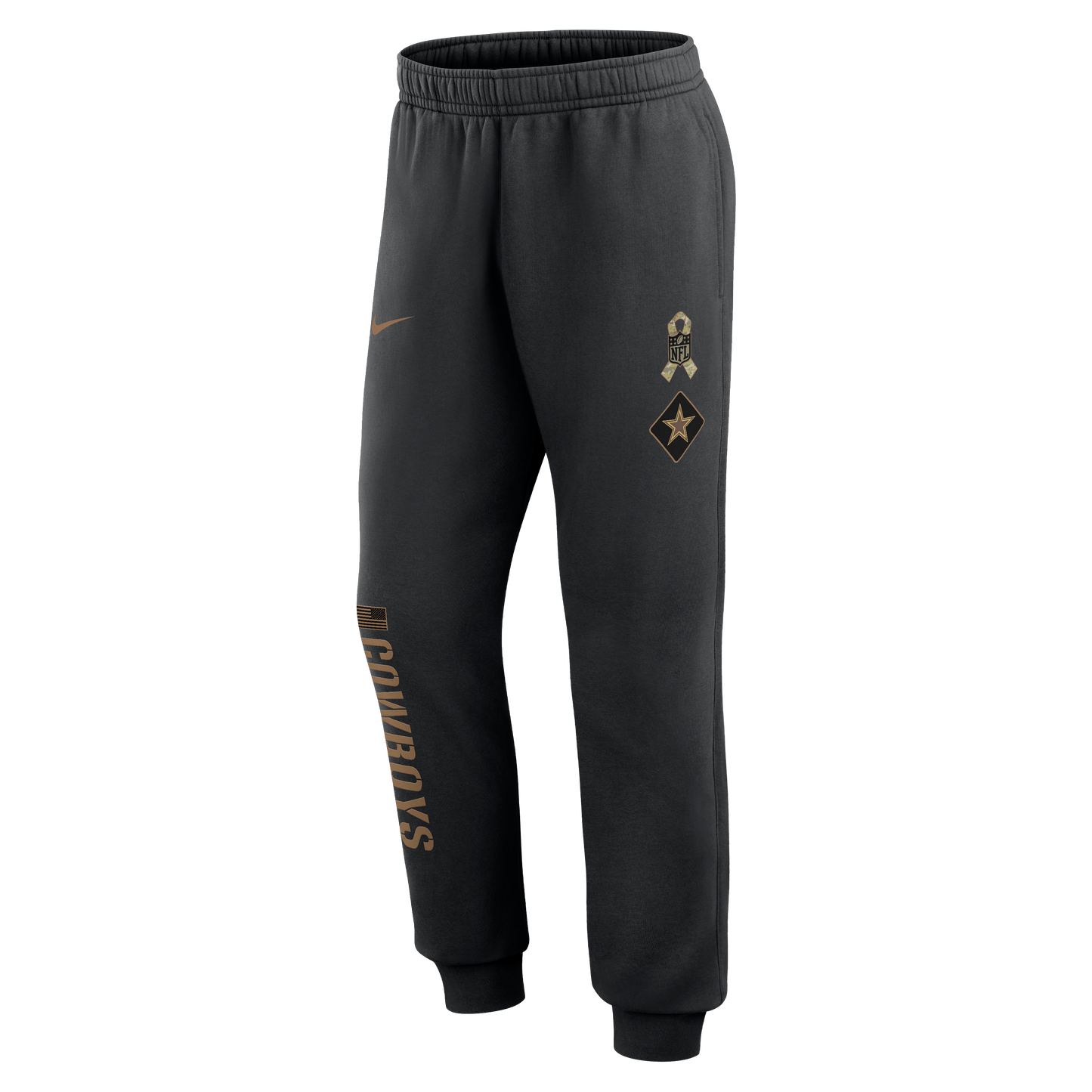 Dallas Cowboys Nike 2023 Salute To Service Sideline Club Jogger Pants - Black