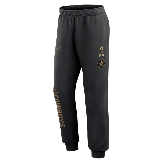 Dallas Cowboys Nike 2023 Salute To Service Sideline Club Jogger Pants - Black