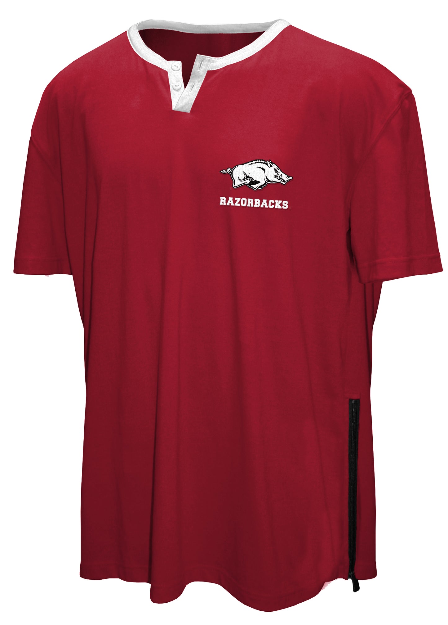 Arkansas Razorbacks Franchise Club 3-in-1 Double-Down T-Shirt & Quarter-Zip Pullover Set - Red