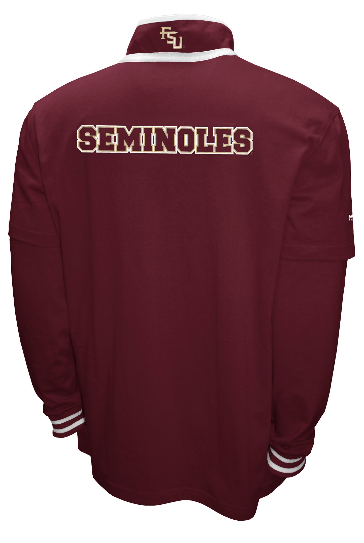 Florida State Seminoles Franchise Club 3-in-1 Double-Down T-Shirt & Quarter-Zip Pullover Set - Burgandy