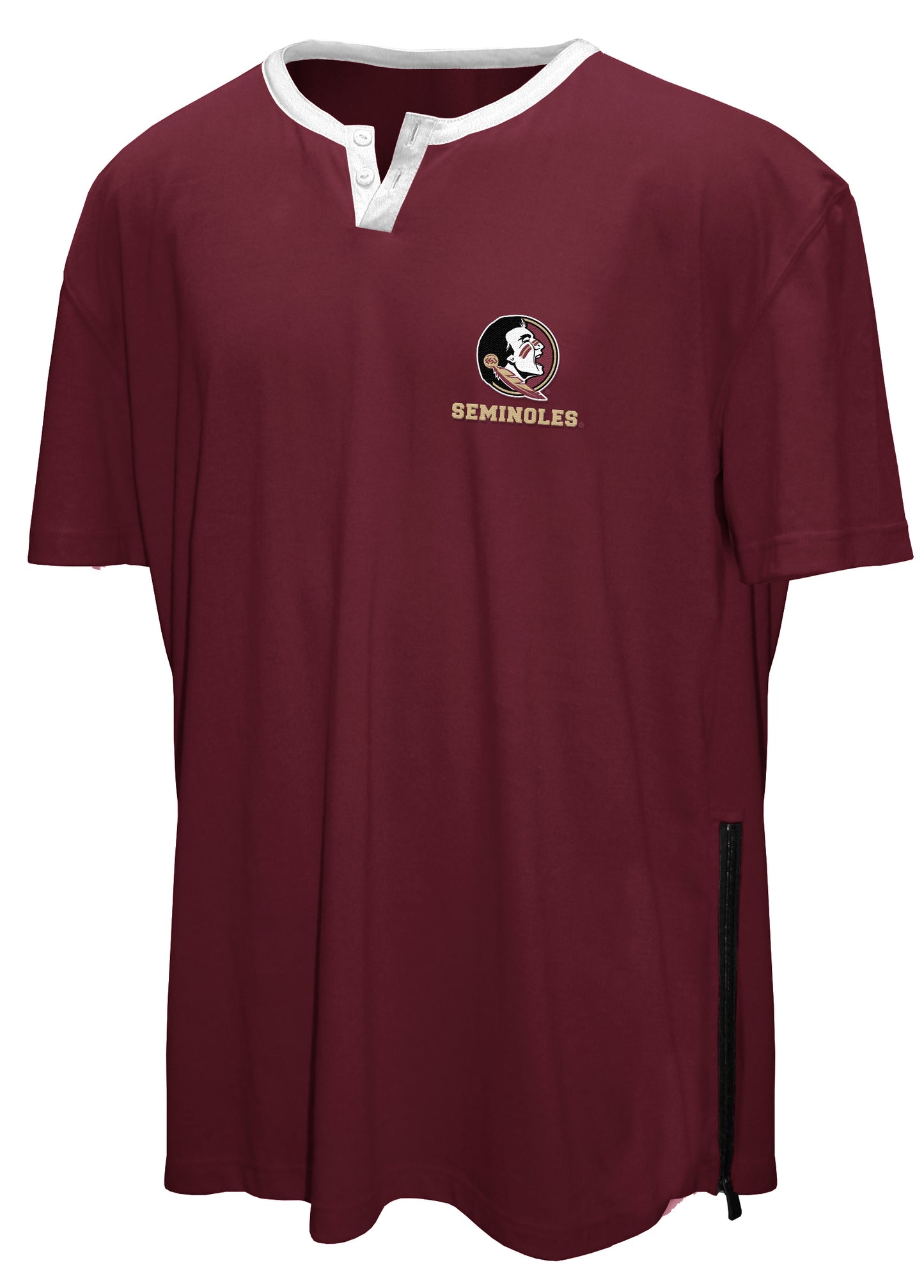 Florida State Seminoles Franchise Club 3-in-1 Double-Down T-Shirt & Quarter-Zip Pullover Set - Burgandy