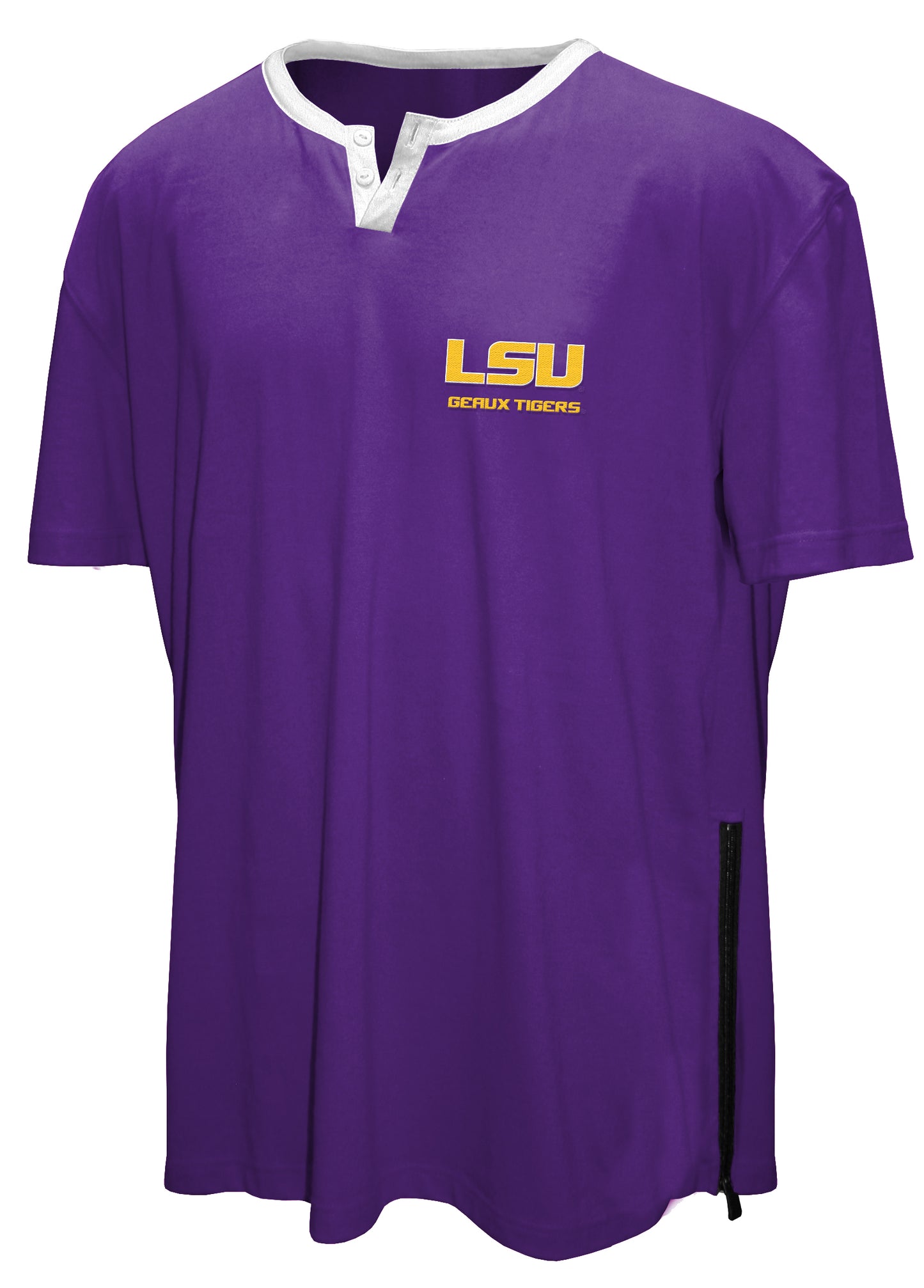 LSU Tigers Franchise Club 3-in-1 Double-Down T-Shirt & Quarter-Zip Pullover Set - Purple