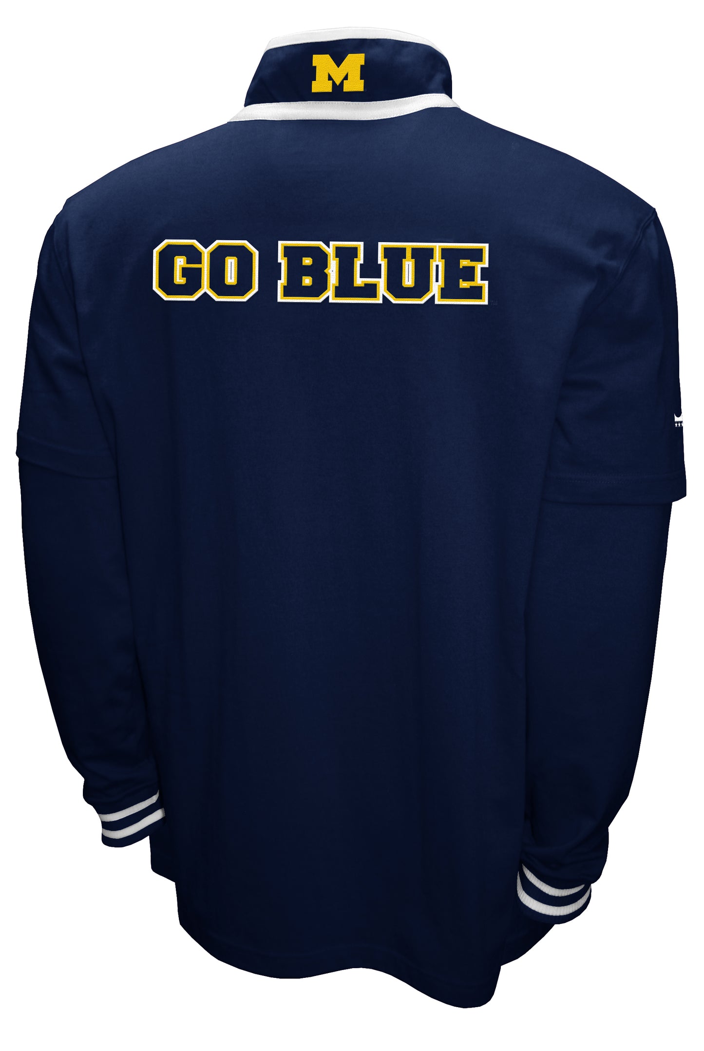 Michigan Wolverines Franchise Club 3-in-1 Double-Down T-Shirt & Quarter-Zip Pullover Set - Navy