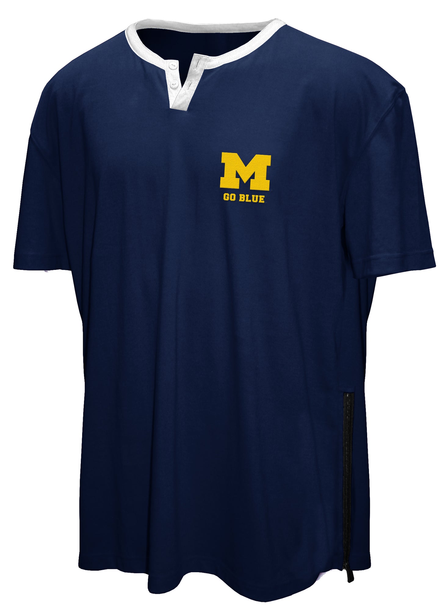 Michigan Wolverines Franchise Club 3-in-1 Double-Down T-Shirt & Quarter-Zip Pullover Set - Navy