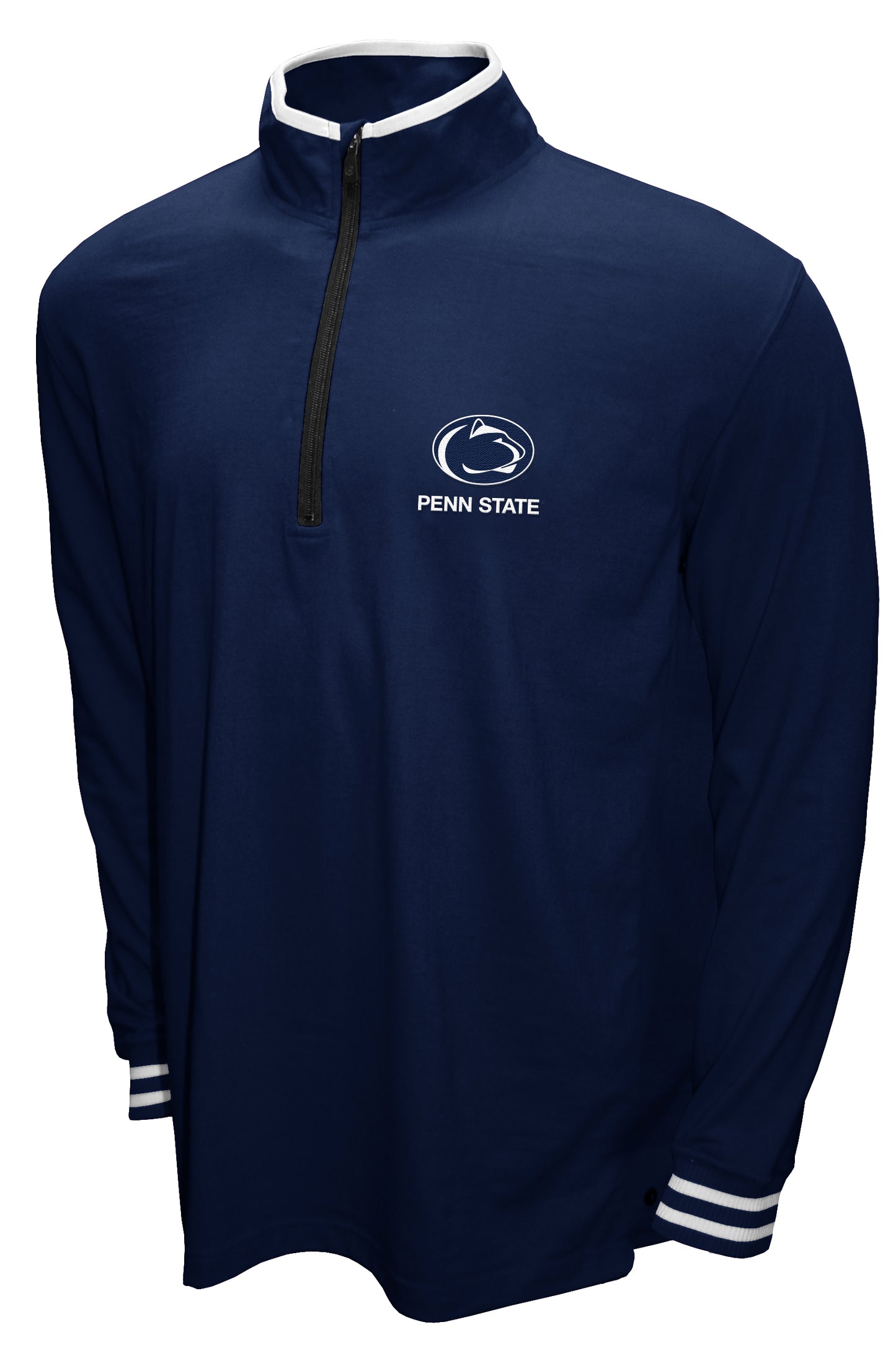 Penn State Nittany Lions Franchise Club 3-in-1 Double-Down T-Shirt & Quarter-Zip Pullover Set - Navy