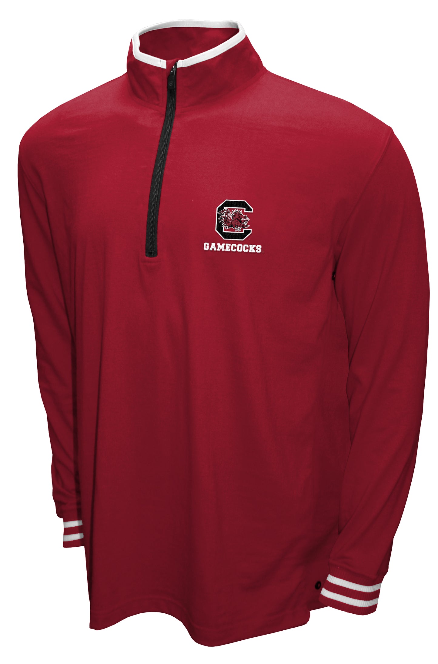 South Carolina Gamecocks Franchise Club 3-in-1 Double-Down T-Shirt & Quarter-Zip Pullover Set - Garnet
