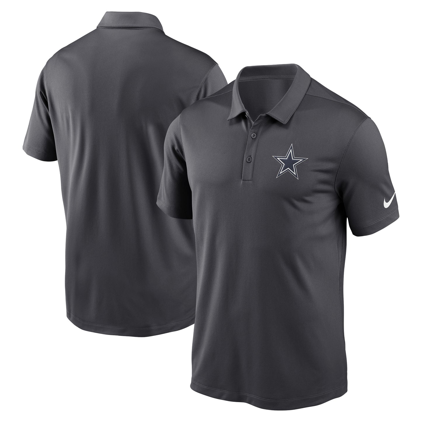 Dallas Cowboys Nike 2024 Logo Franchise Gray Polo