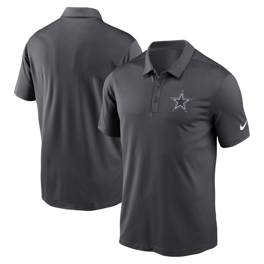 Dallas Cowboys Nike 2024 Logo Franchise Gray Polo