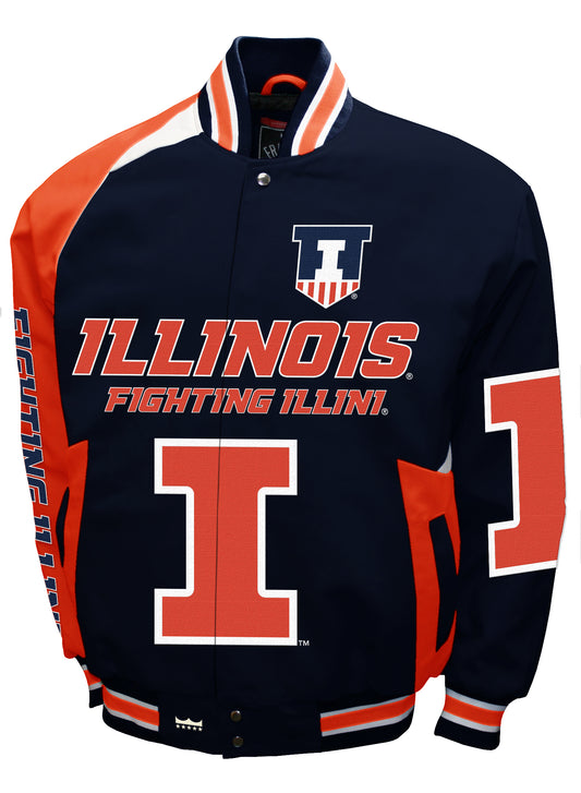 Illinois Fighting Illini Franchise Club Spirit Twill Jacket