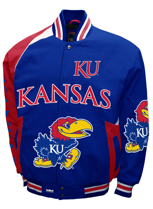 Kansas Jayhawks Franchise Club Spirit Twill Jacket
