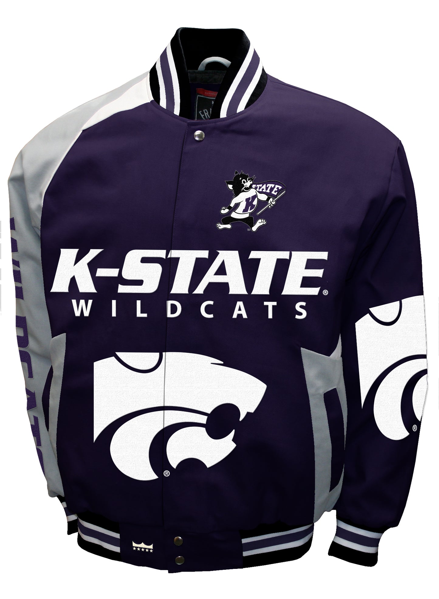 Kansas State Wildcats Franchise Club Spirit Twill Jacket - Purple